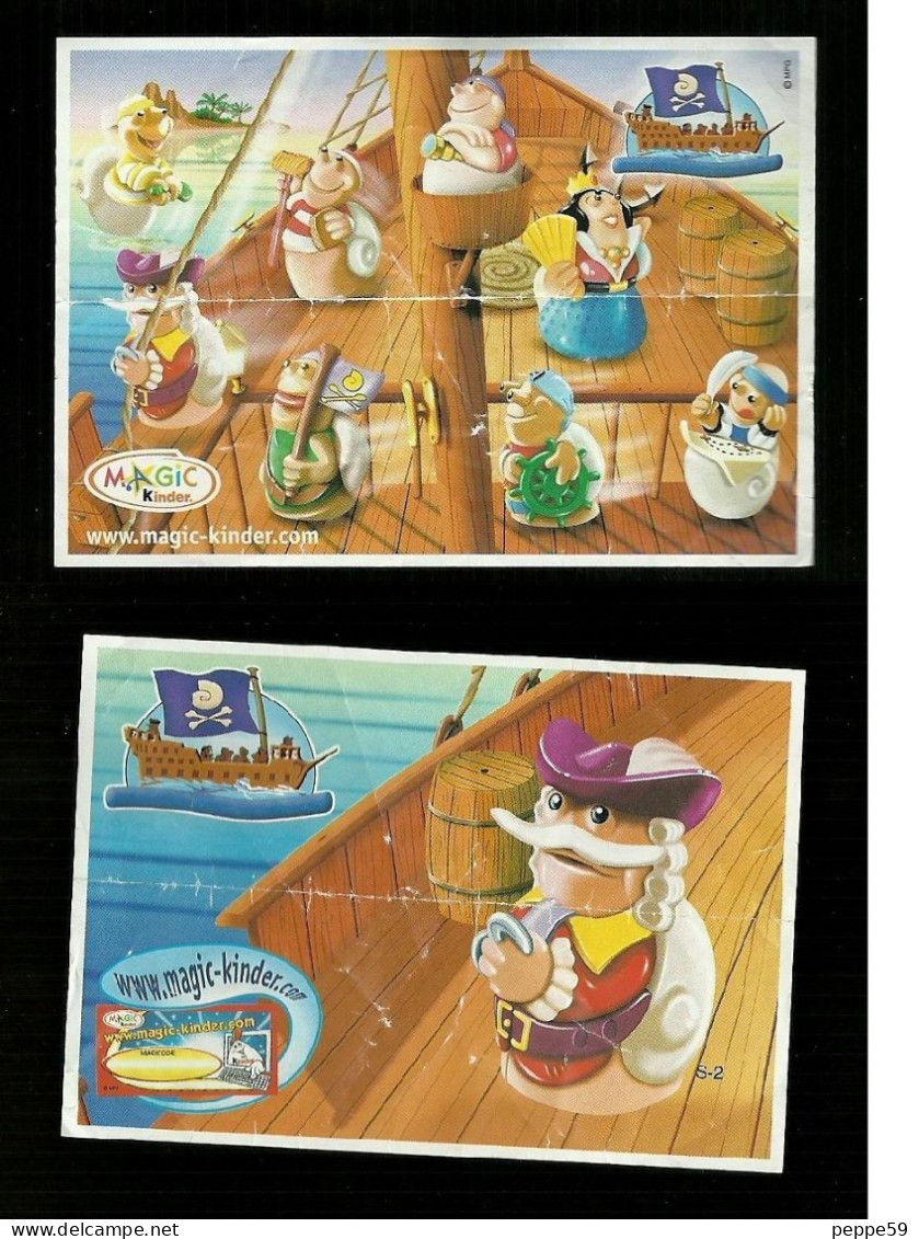 Kinder Ferrero BPZ - Cartina S 2 Piramolli - Notices
