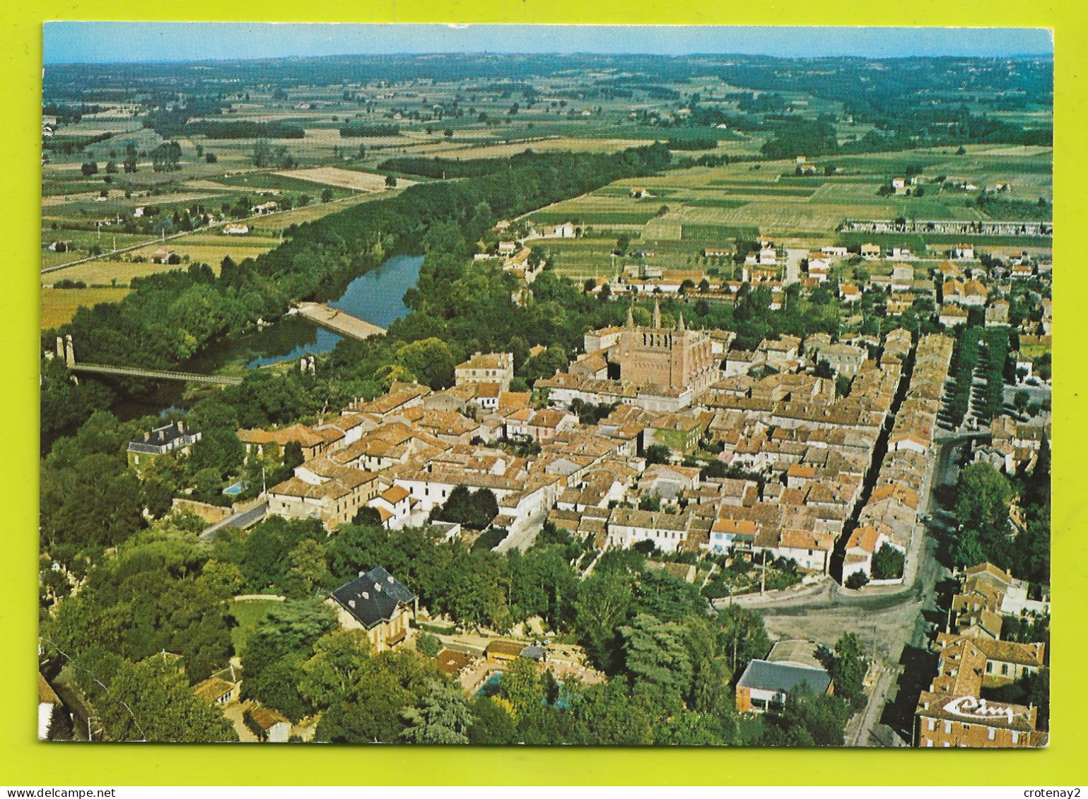 81 SAINT SULPICE LA POINTE Vue Générale Aérienne En 1991 Ponts Piscines VOIR DOS - Saint Sulpice