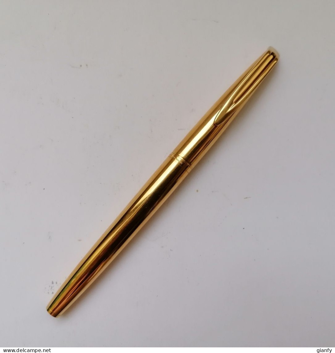 PENNA STILOGRAFICA WATERMAN PARIS PLACCATA ORO 2000 PENNINO ORO 18 K - Schreibgerät