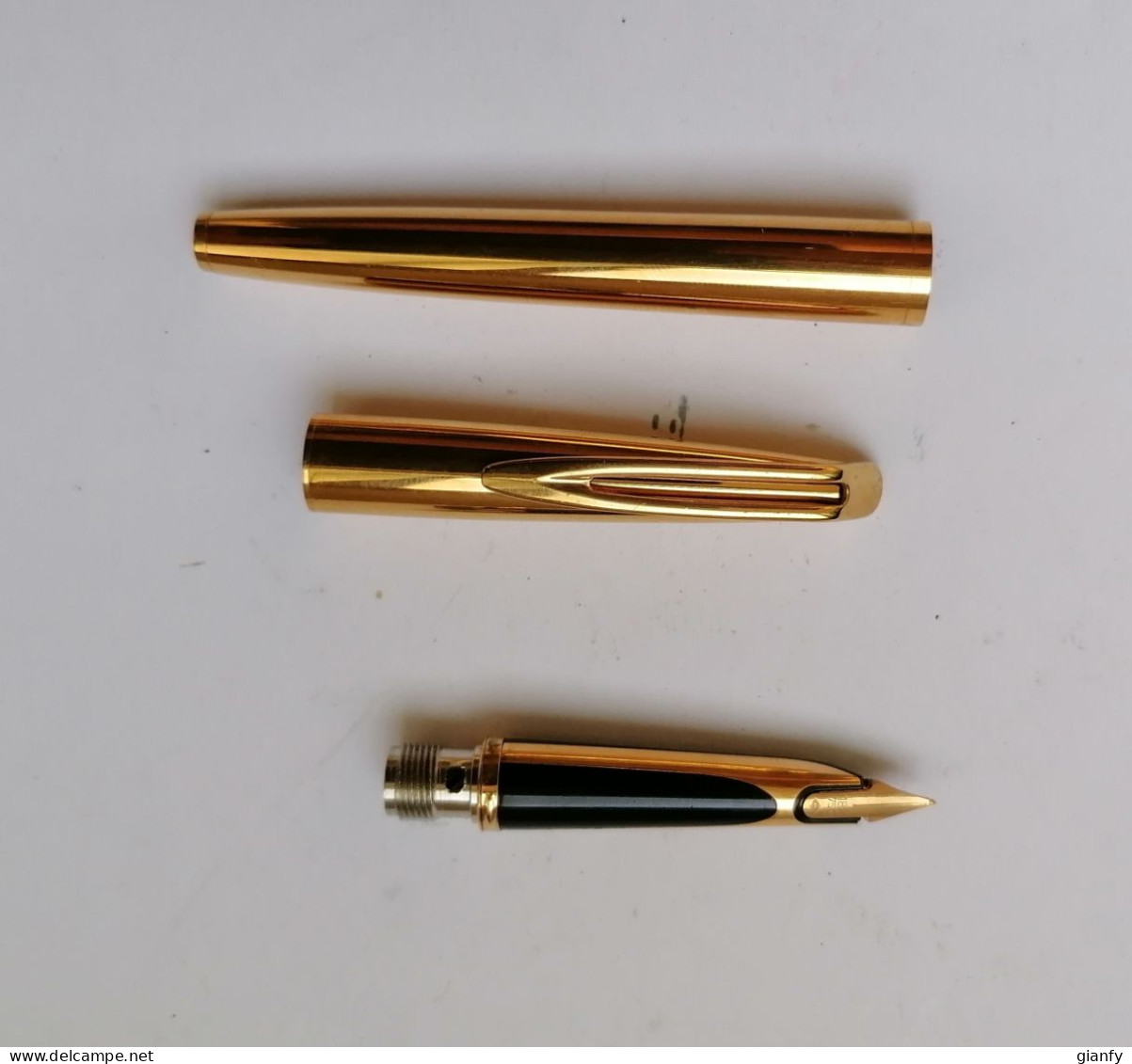 PENNA STILOGRAFICA WATERMAN PARIS PLACCATA ORO 2000 PENNINO ORO 18 K