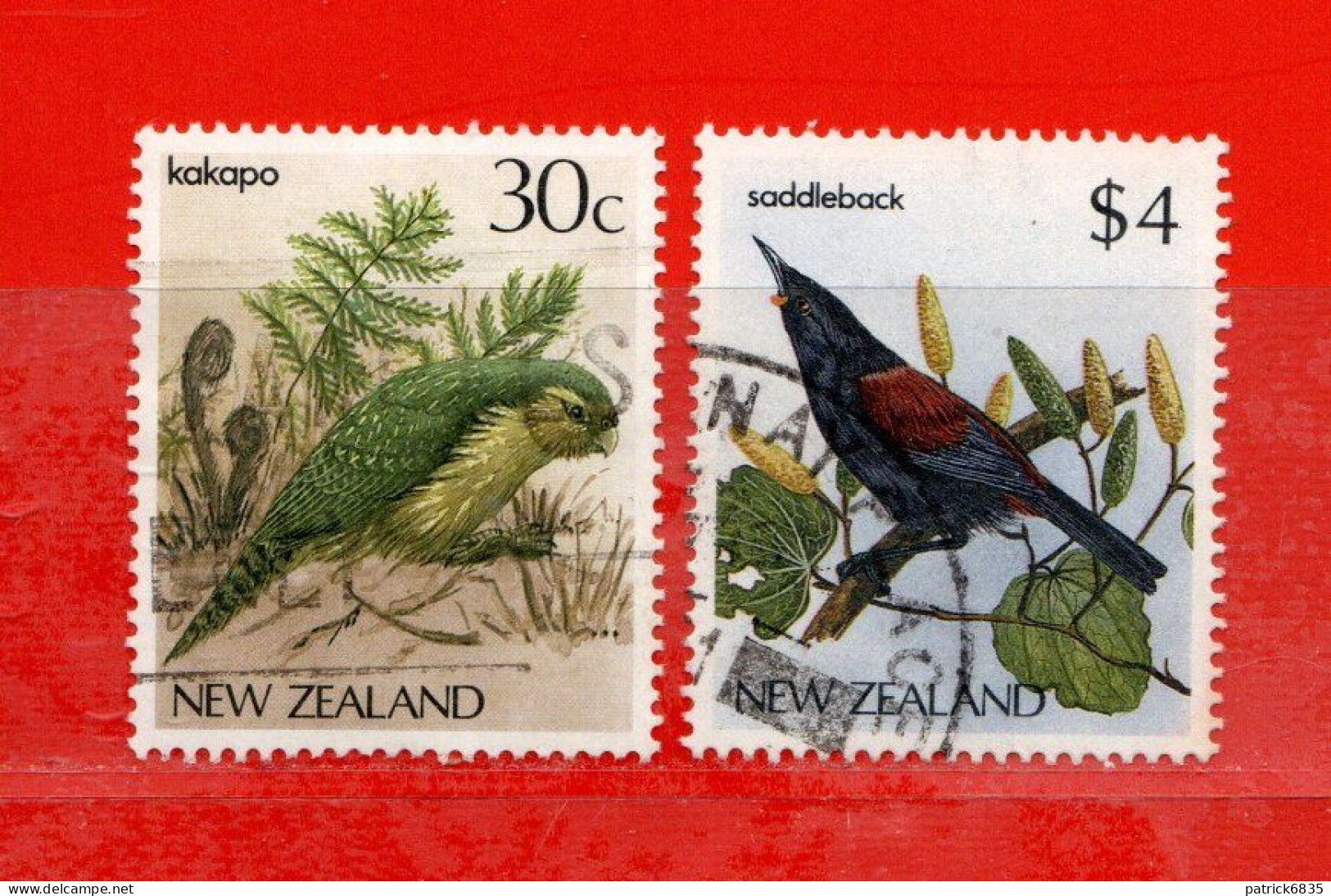 (Us8) NUOVA ZELANDA  °- 1986 - OISEAUX.  Yvert. 924-927. Used. - Used Stamps
