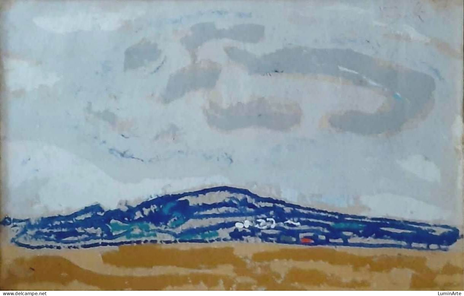 Antonio Vangelli (1917-2003) "Paesaggio Di Sogno -Dream Landscape" (60x90cm.) - Huiles