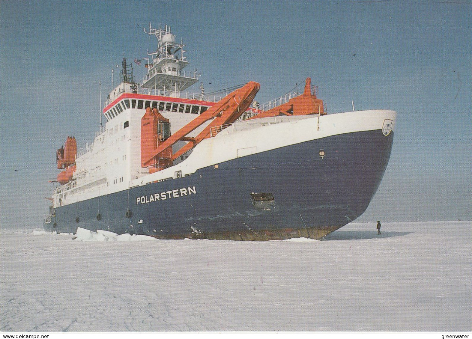 Germany FS Polarstern Postcard  Heli Flight From Polarstern To Elephant Island  12.12.1987 (ET193) - Polare Flüge