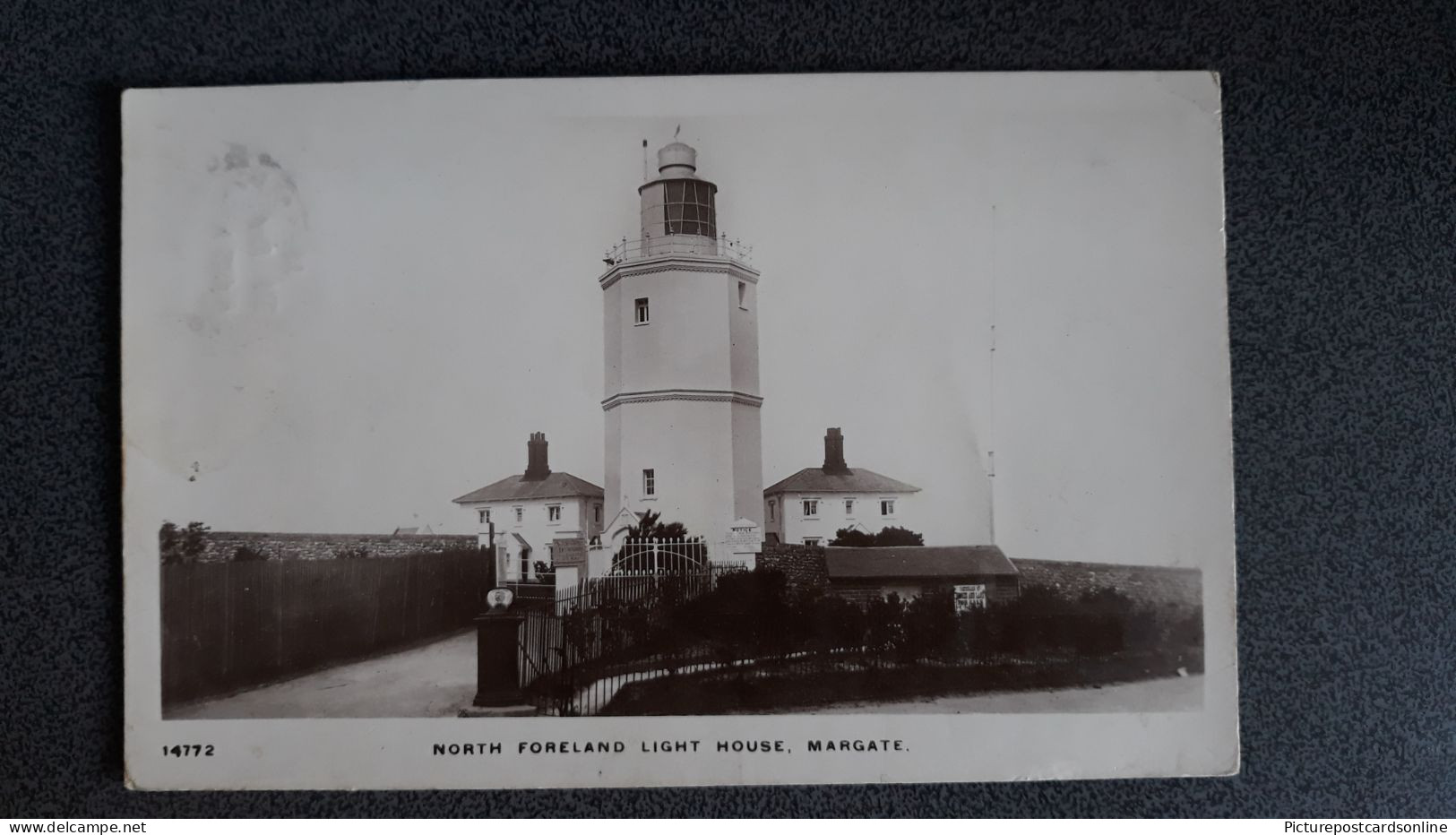 MARGATE NORTH FORELAND LIGHT HOUSE OLD R/P POSTCARD KENT - Margate