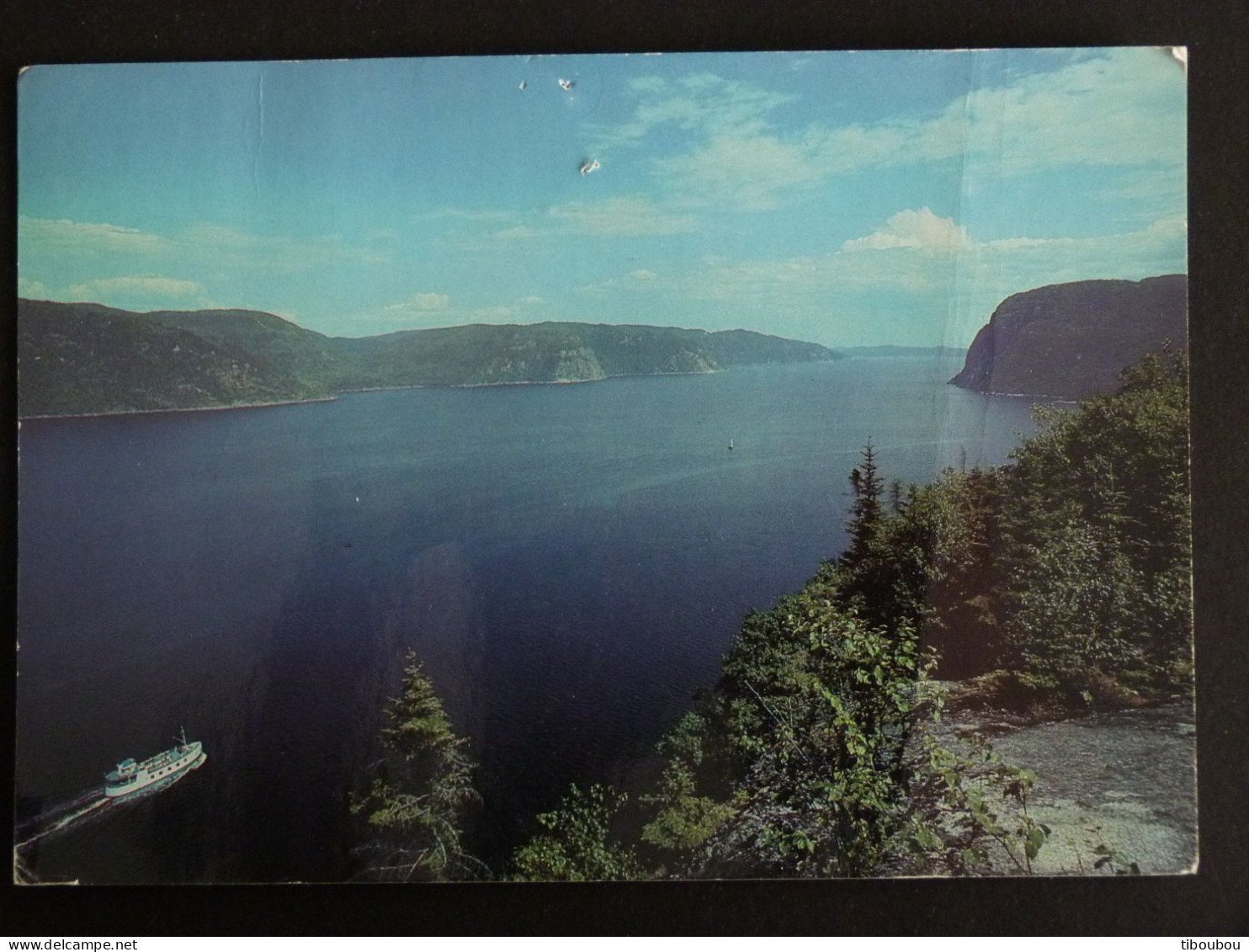 CANADA AVEC YT 1298a DRAPEAU FLAG - FJORD DU SAGUENAY - Lettres & Documents