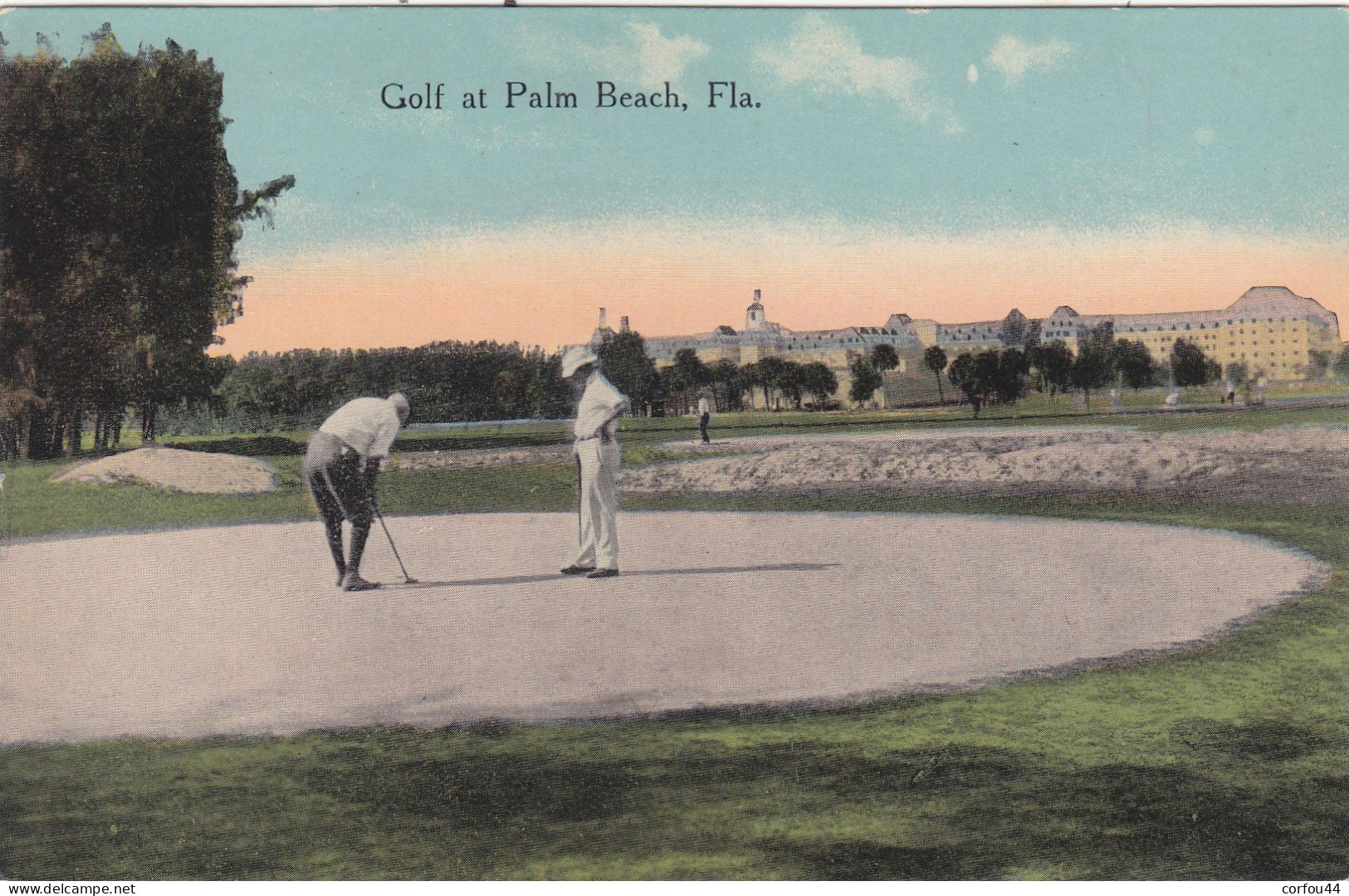 GOLF : PALM - BEACH - Une Partie De Golf - Vers 1910 - Golf