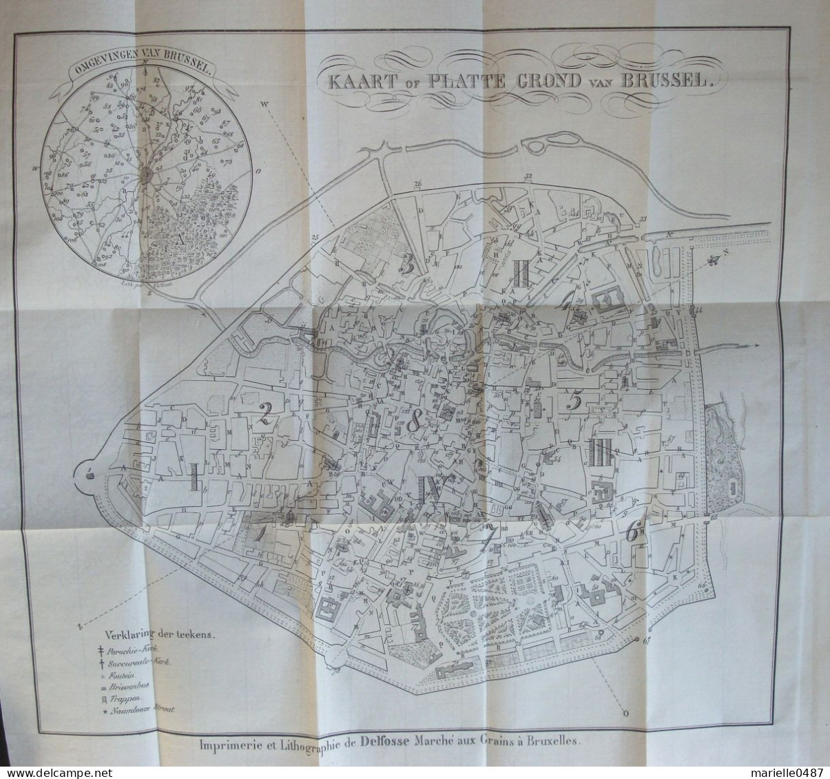 Somerhausen - Beschrijving Der Stad Brussel 1828 - Oud