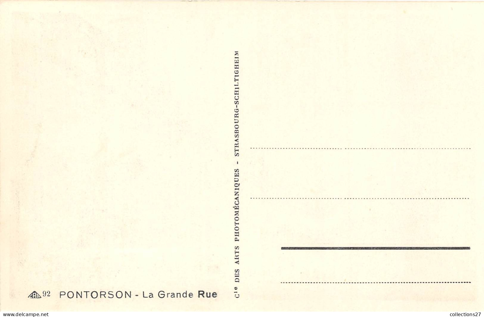 50-PONTORSON- LA GRANDE RUE - Pontorson