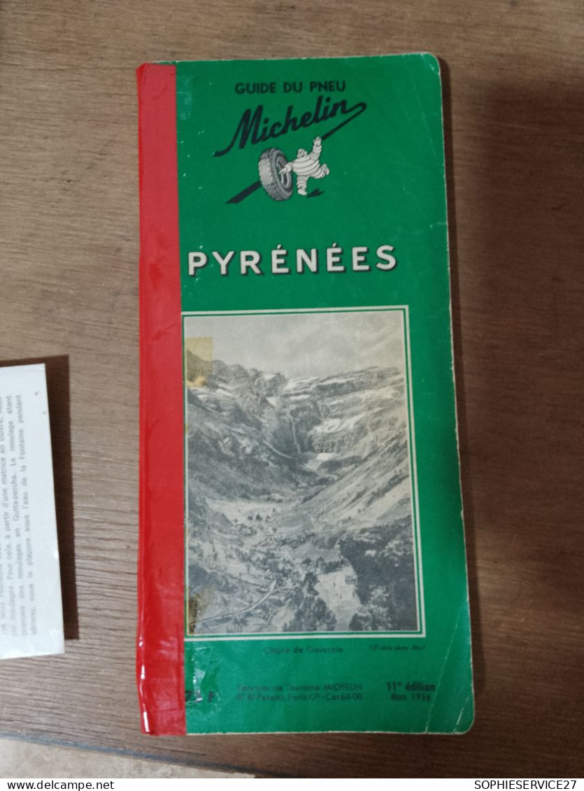 131  // MICHELIN /  PYRENEES  1956 - Michelin (guides)