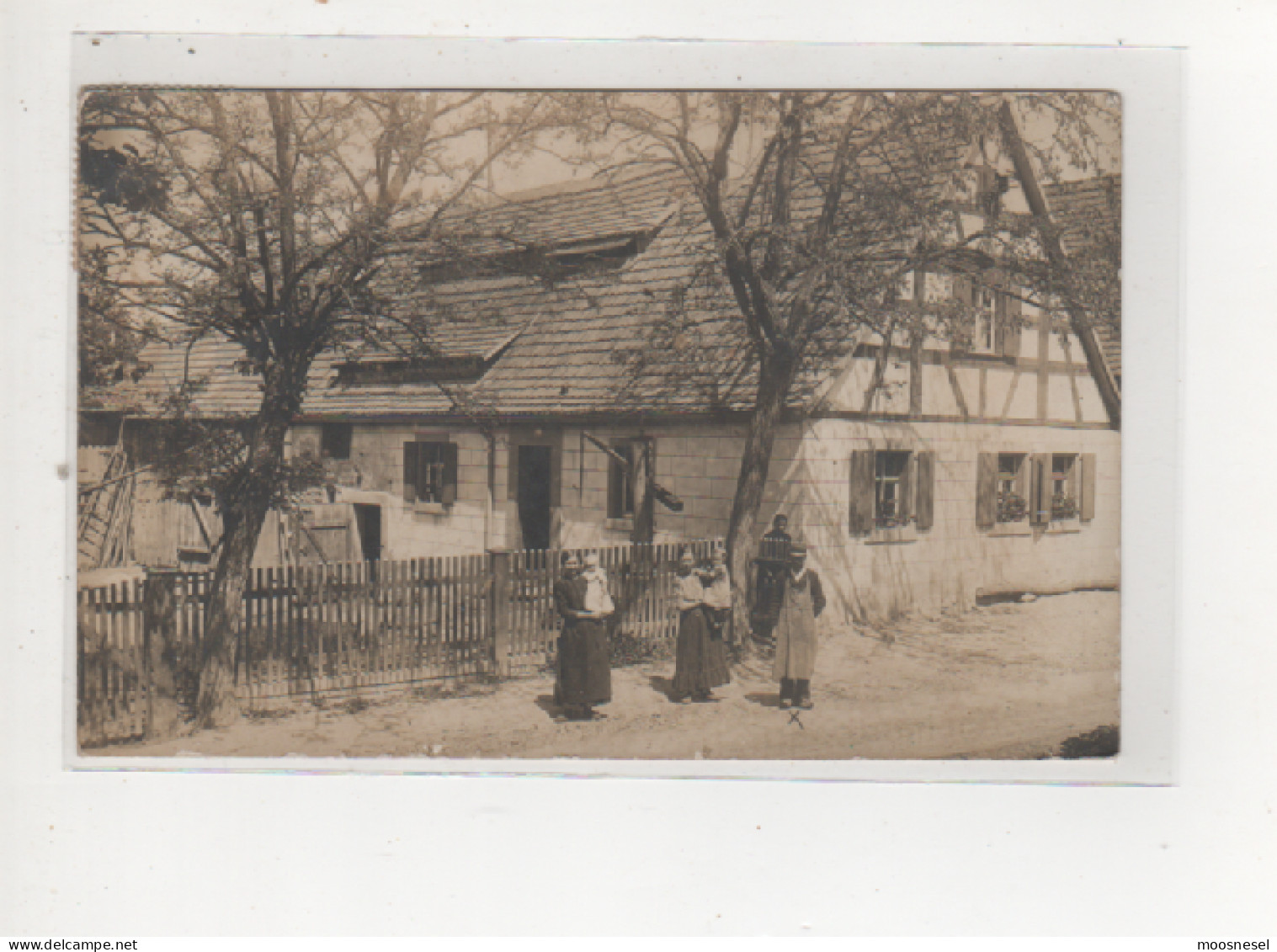 Antike Postkarte -  FamilienfotoKarte Vorm Haus In Wilhernsdorf Von 1916 - Langenzenn