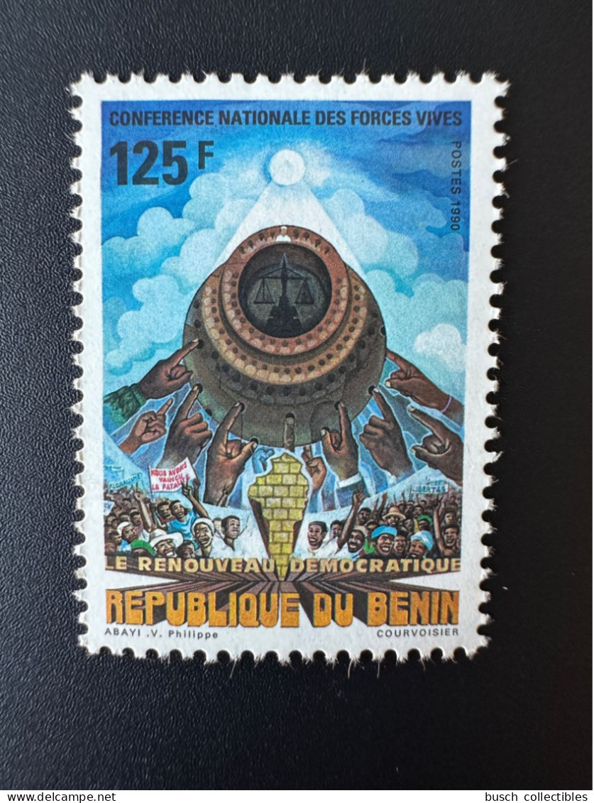 Benin 1990 Mi. 504 Le Renouveau Démocratique Conférence Nationale Des Forces Vives - Benin - Dahomey (1960-...)