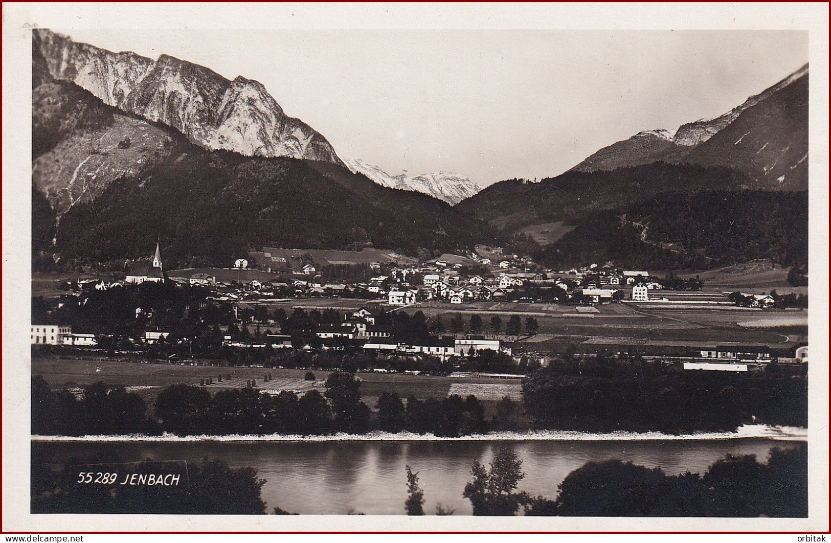 Jenbach * Gesamtansicht, Tirol, Alpen * Österreich * AK608 - Jenbach