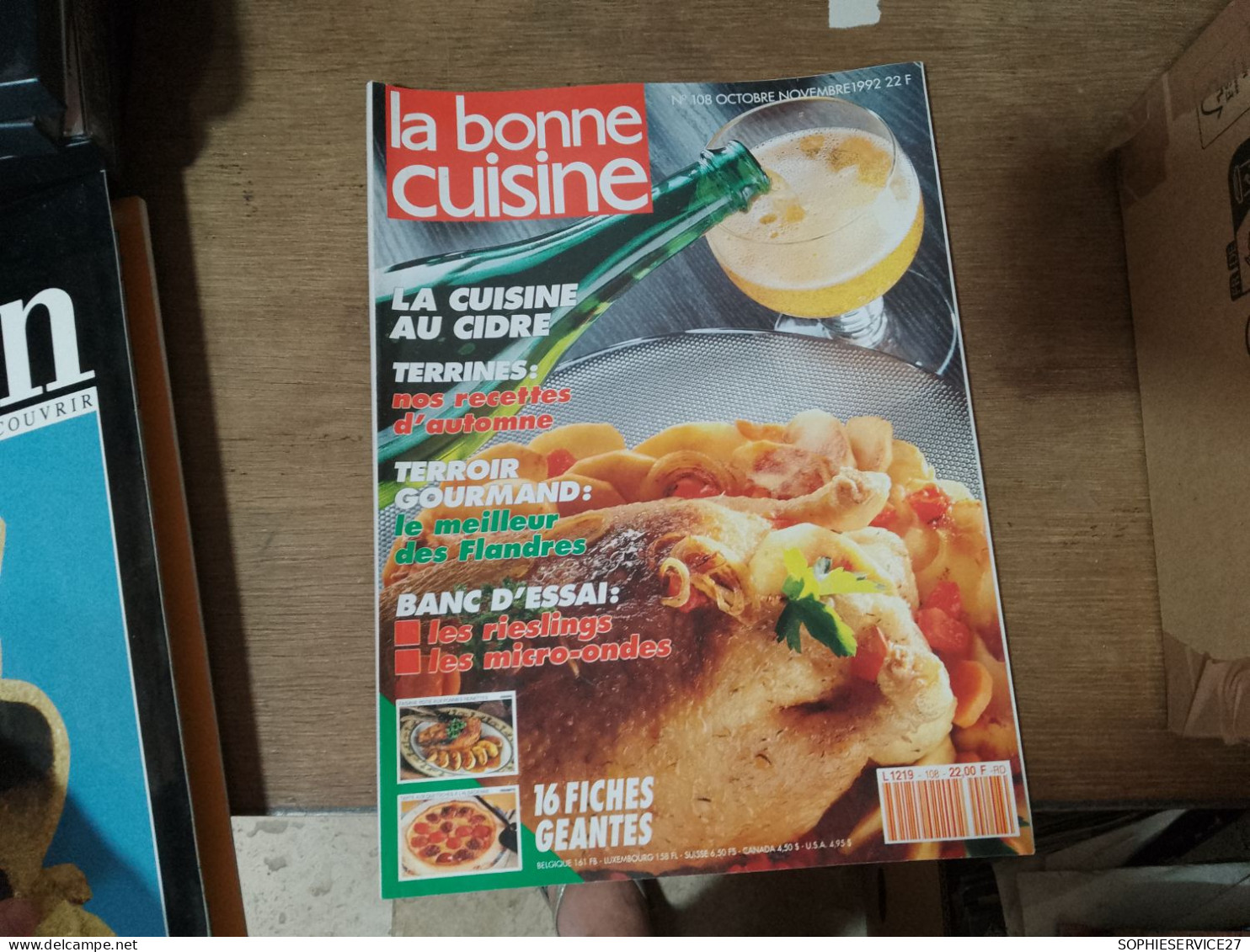 131  // LA BONNE CUISINE 1992  / LA CUISINE AU CIDRE - Koken & Wijn