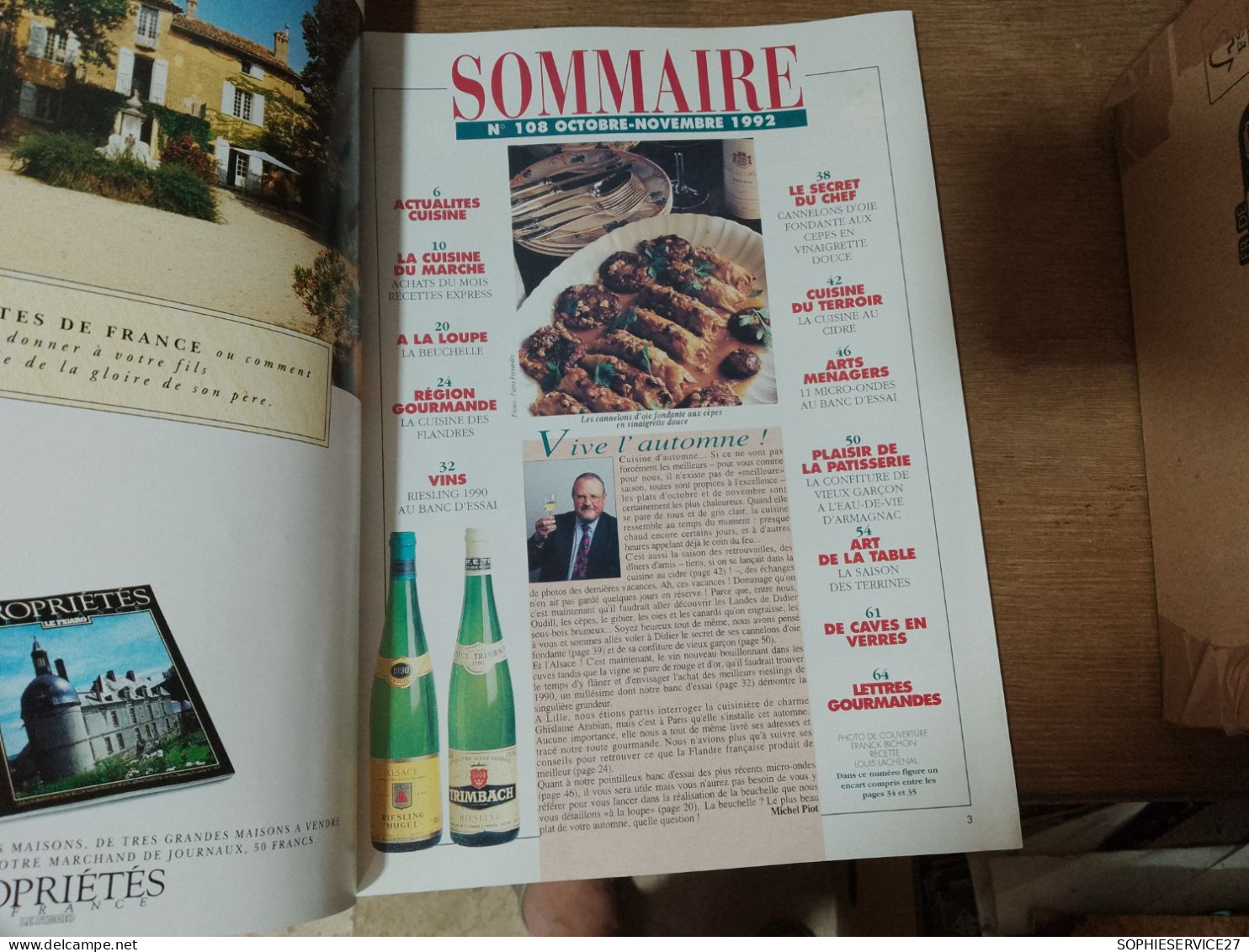 131  // LA BONNE CUISINE 1992  / LA CUISINE AU CIDRE - Cucina & Vini