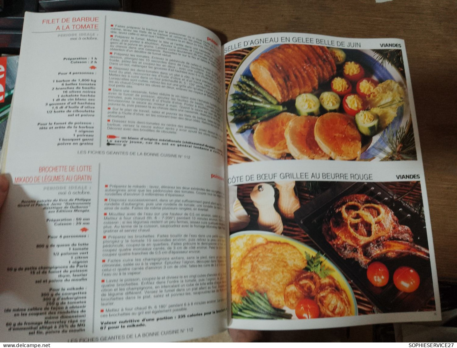 131  // LA BONNE CUISINE 1993  / TOMATES  / CUISINE AU BARBECUE / PECHES ABRICOTS - Culinaria & Vinos