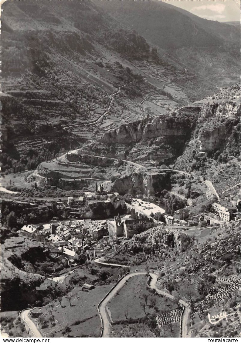 CPSM 48 SAINTE  ENIMIE  LES GORGES DU TARN   Grand Format 15 X 10,5 Cm - Gorges Du Tarn