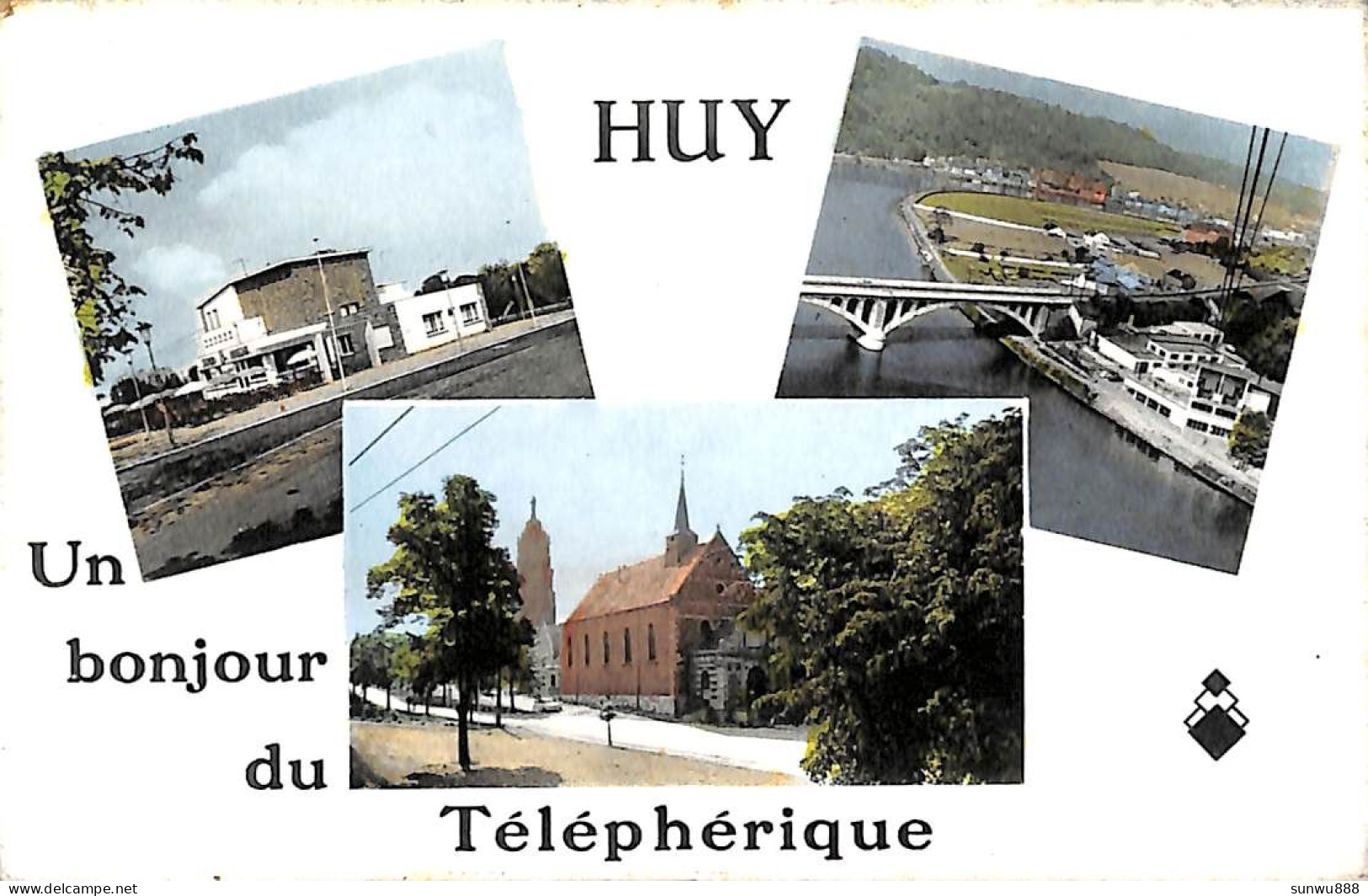 Huy - Un Bonjour Du Téléphérique (Edit. Mad. Marckx Artcolor) - Huy