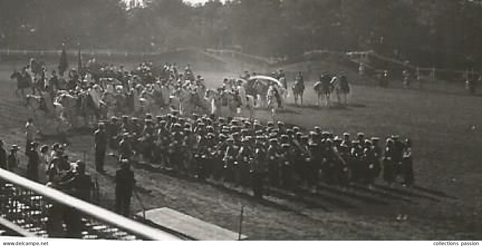 Photographie, Militaria, Militaires, Cavaliers, Musique, Musiciens,  100 X 75 Mm, 2 Scans - Guerra, Militares