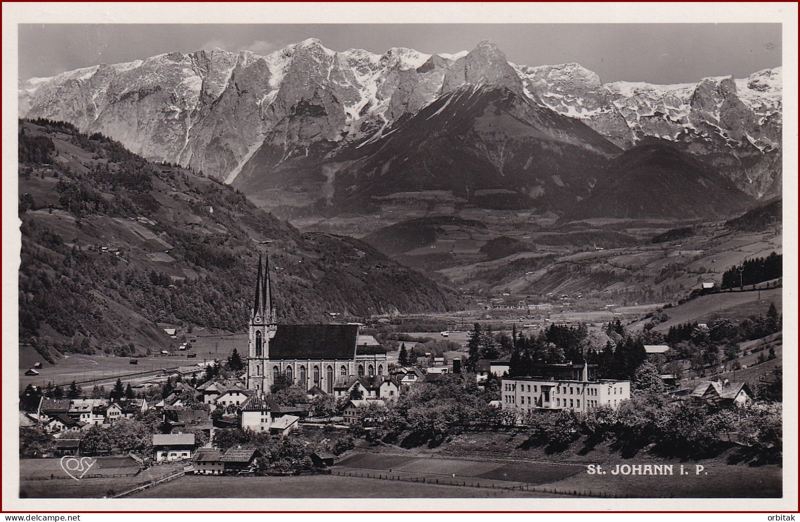 St. Johann Im Pongau * Gesamtansicht, Tirol, Alpen * Österreich * AK664 - St. Johann Im Pongau