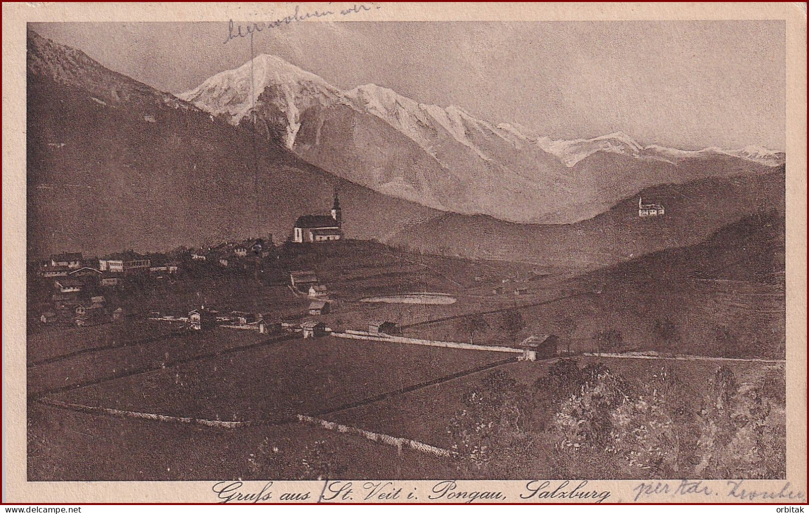 Sankt Veit Im Pongau * Gesamtansicht, Tirol, Alpen * Österreich * AK710 - St. Johann Im Pongau