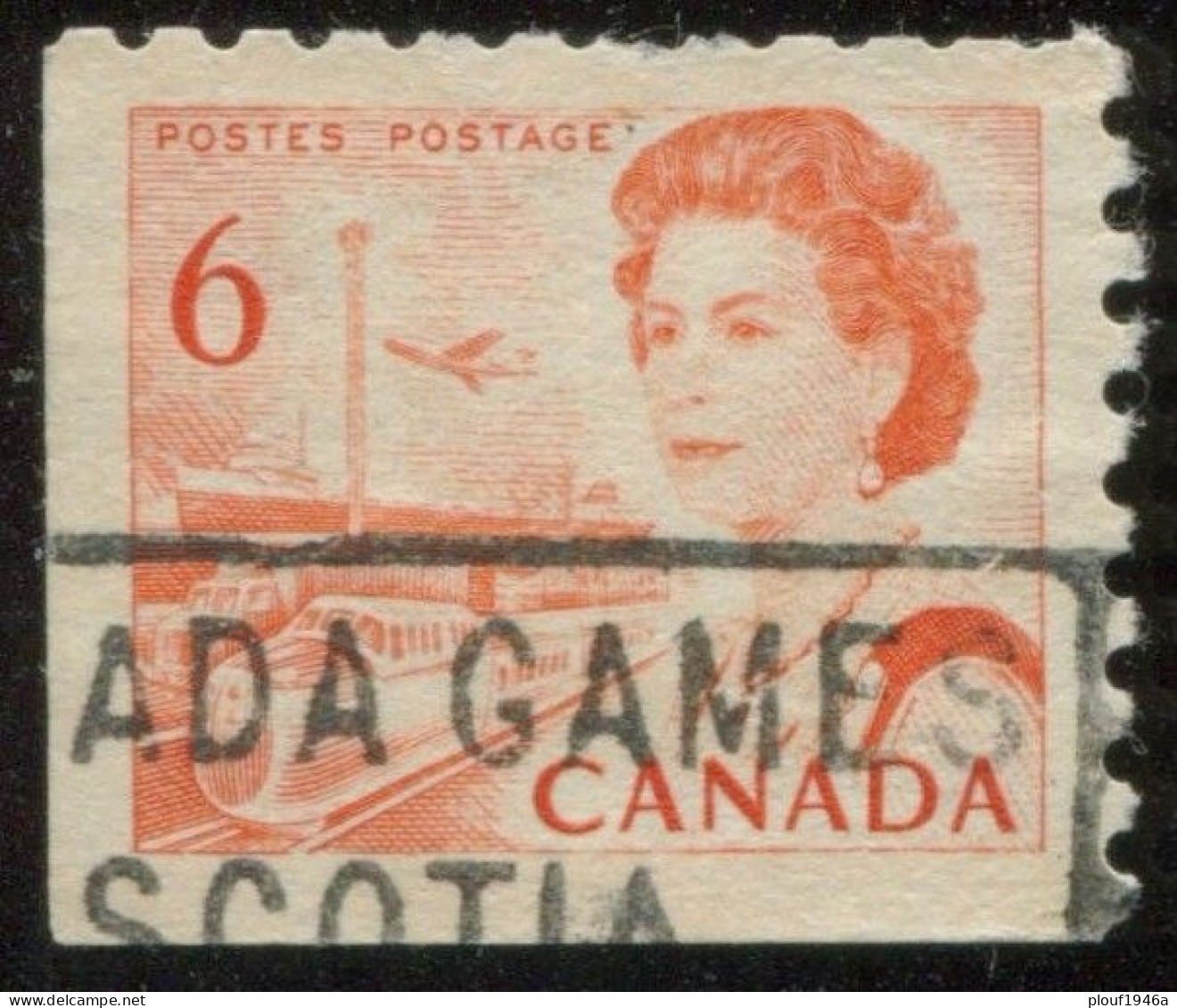 Pays :  84,1 (Canada : Dominion)  Yvert Et Tellier N° :   382 Ab-7 (o) Du Carnet / Michel 429-Fxul - Timbres Seuls