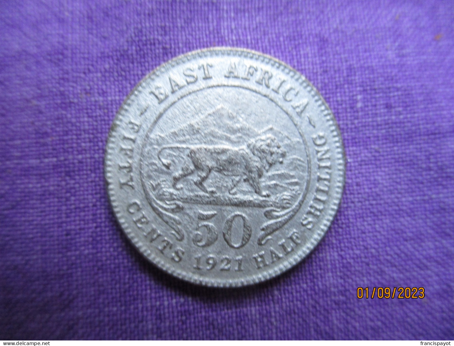 British East Africa: 50 Cents 1921 - Colonia Britannica