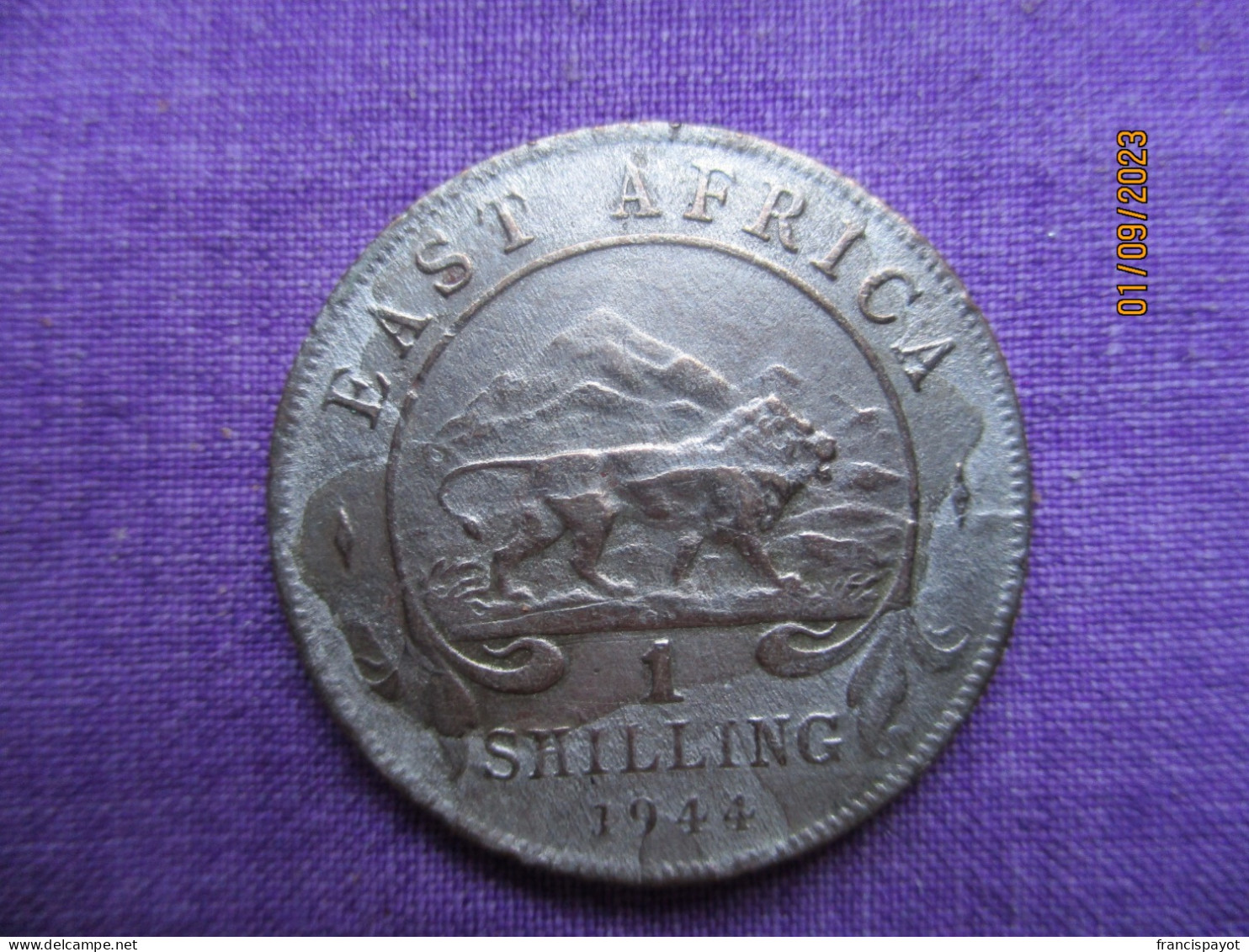 British East Africa: 1 Shilling 1944 - Colonia Británica