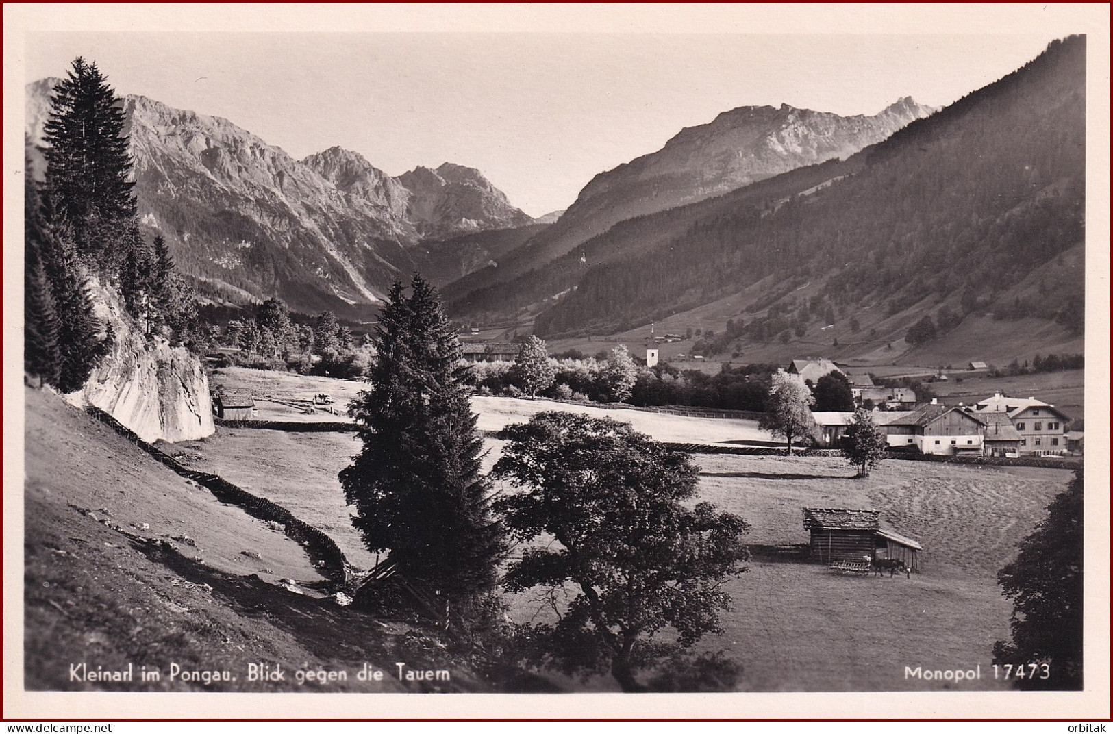 Kleinarl Im Pongau * Blick Gegen Die Tauern, Alpen * Österreich * AK736 - St. Johann Im Pongau