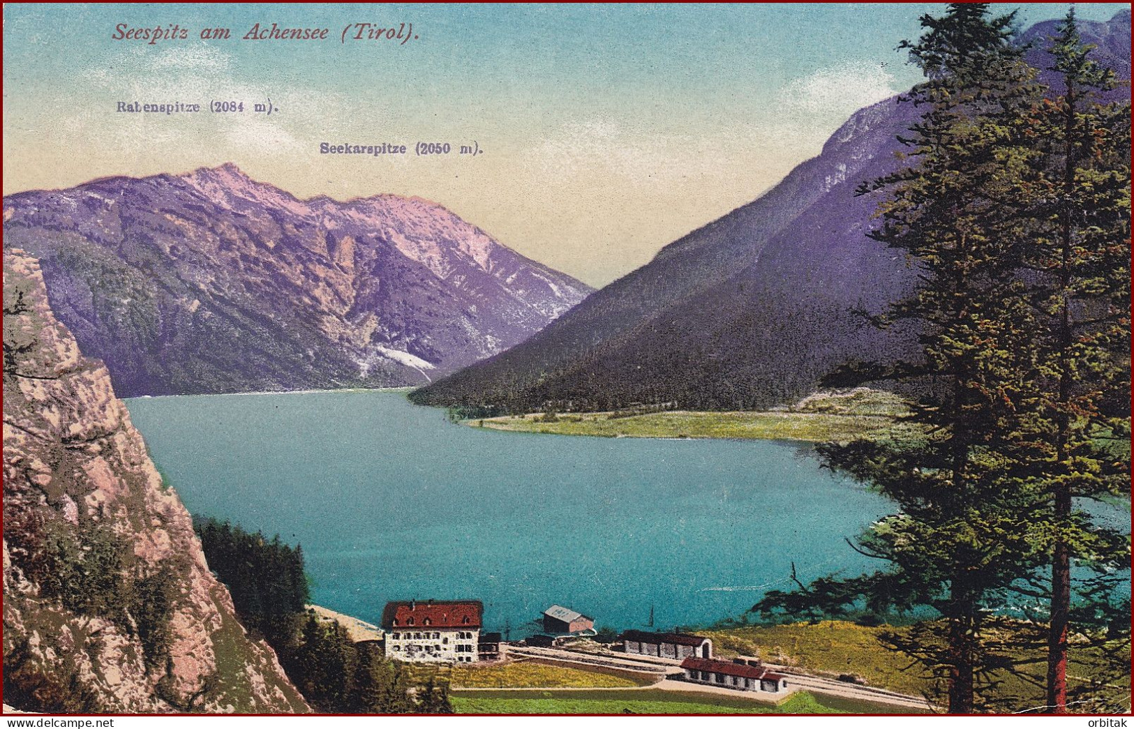 Seespitz Am Achensee * Gesamtansicht, Tirol, Alpen * Österreich * AK737 - Pertisau