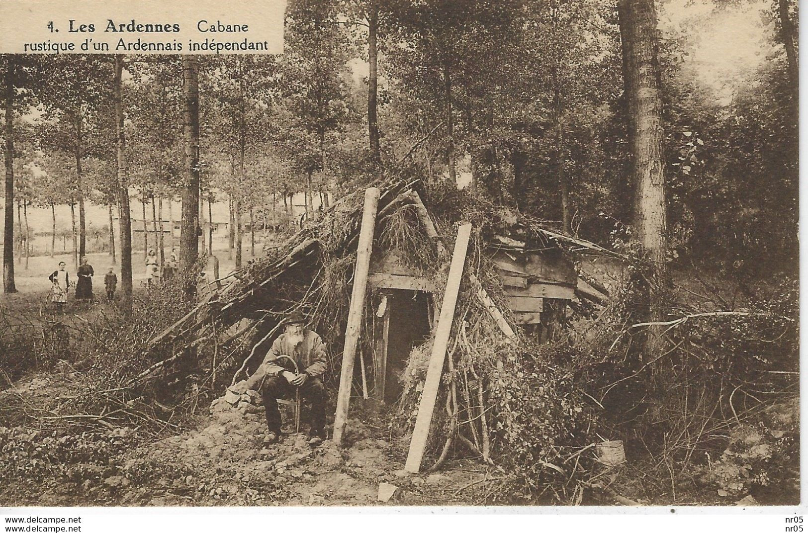 MORMONT ( Belgique )  - LES ARDENNES - Cabane Rustique D'un Ardennais Independant - Erezée