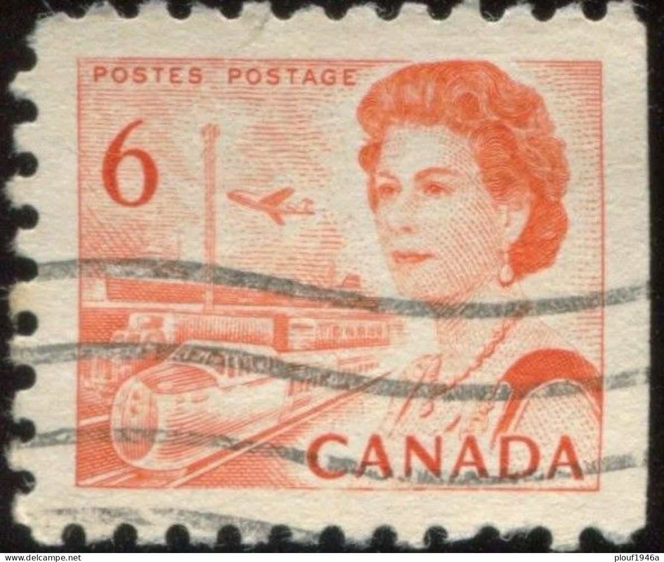 Pays :  84,1 (Canada : Dominion)  Yvert Et Tellier N° :   382 Ab-2 (o) Du Carnet / Michel 429-Exr - Timbres Seuls