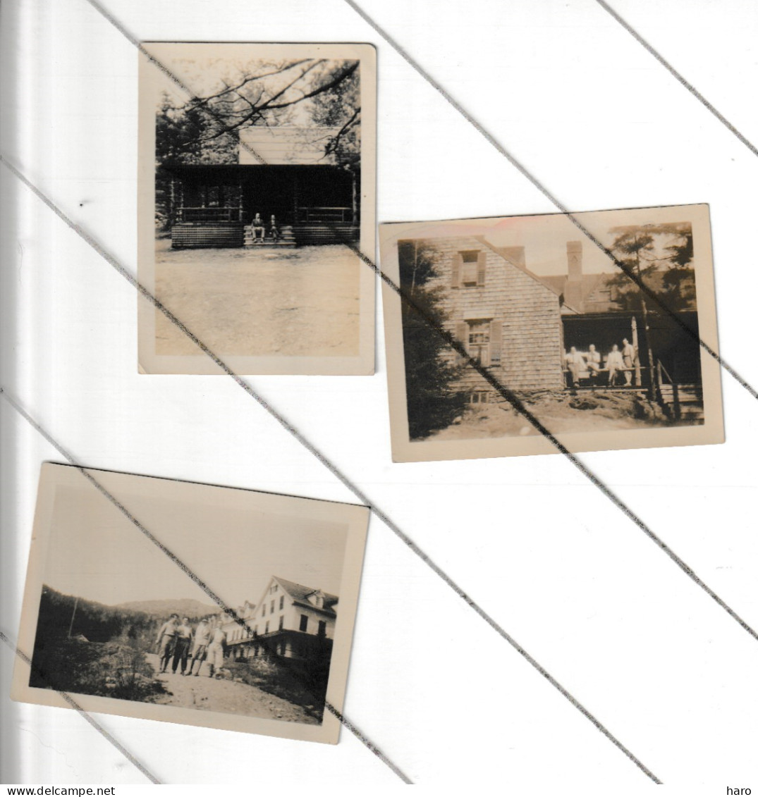ETATS - UNIS - JAFFREY ( New Hampshire)  3 Photos ( 6 X 9 Cm ) 1929 Et 1930(B333) - Amérique