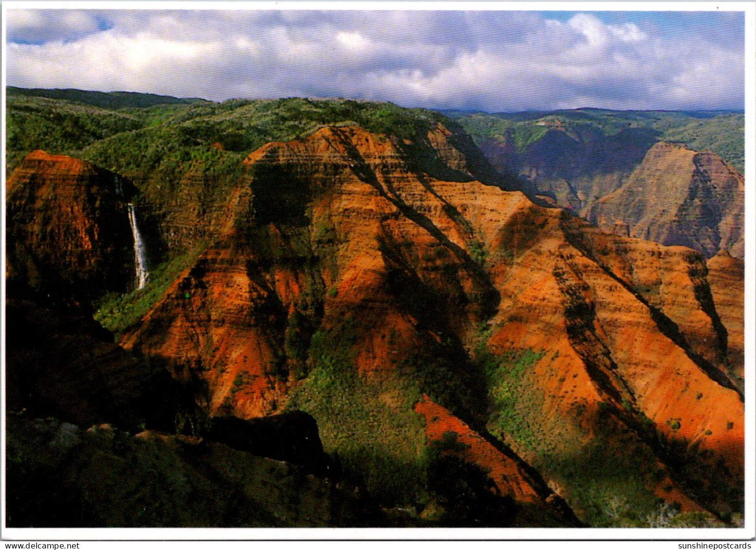 Hawaii Kauai Walmea Canyon With Seldom Seen Waterfall - Kauai