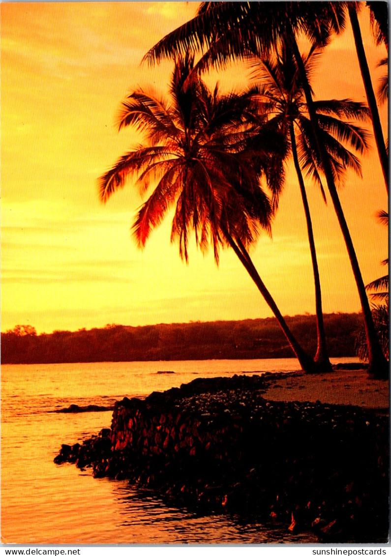 Hawaii Beautiful Sunset On The Big Island - Hawaï