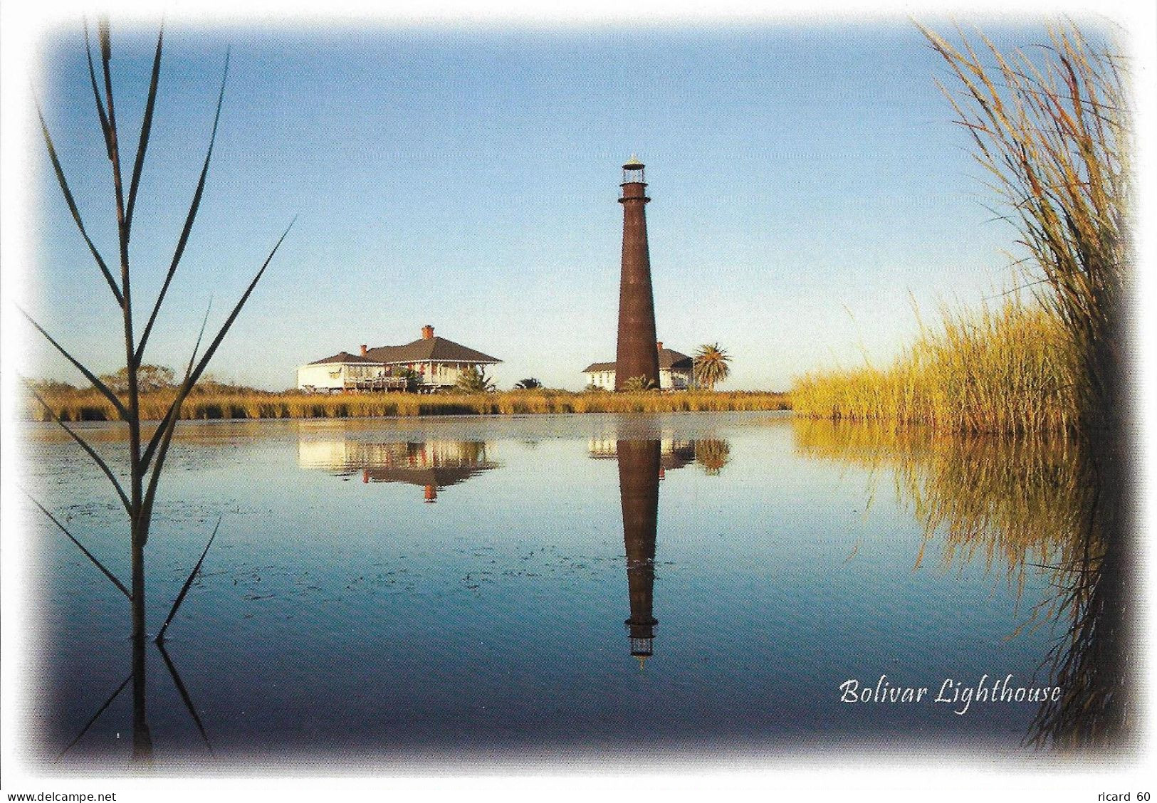 Cp Texas, Bolivar Lighthouse, Phare De Bolivar - Galveston