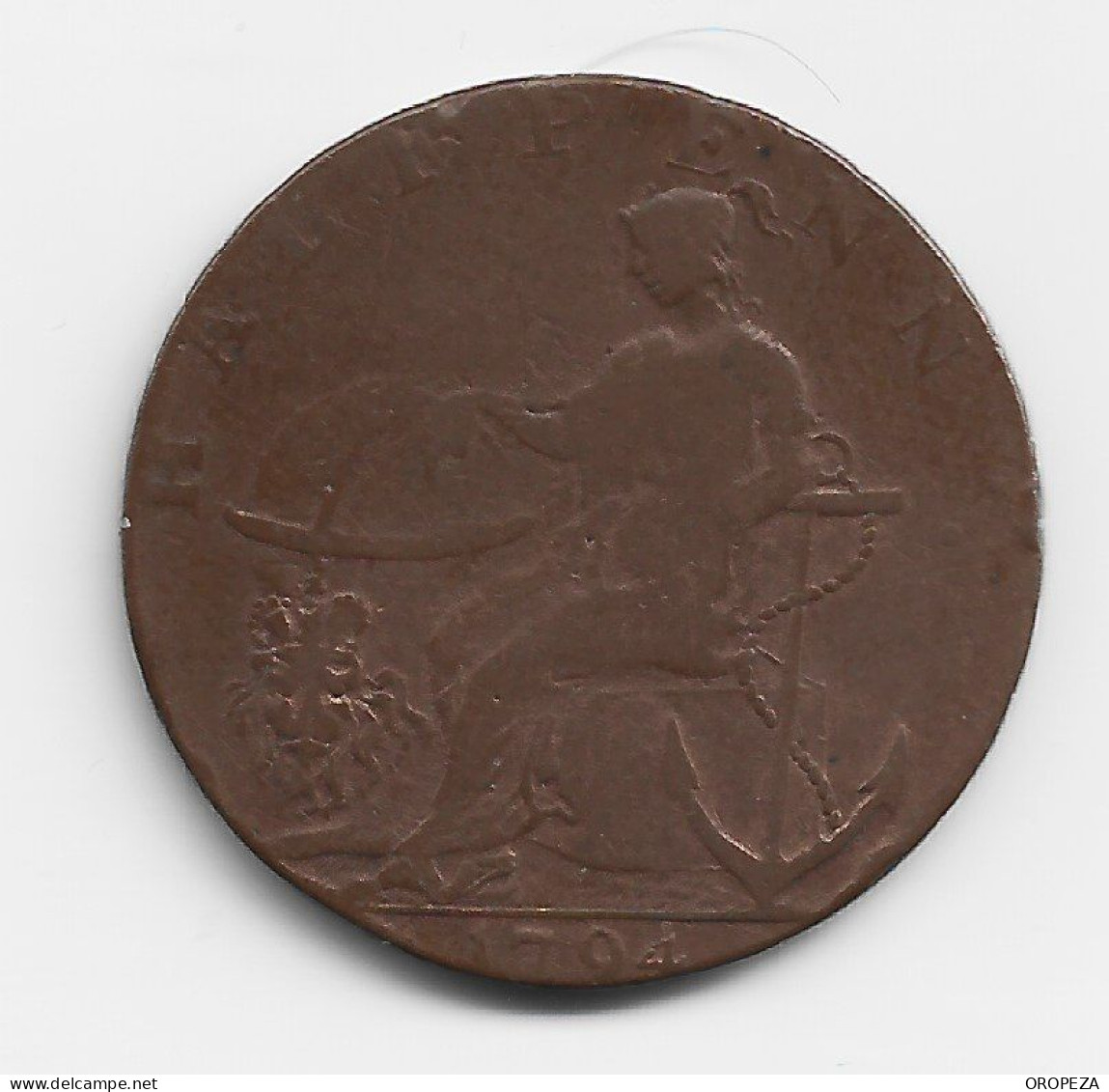 29 - GRAN BRETAÑA - R . CAMPIN  . HARBERDASHER - HAL PENNY  1794 - BC - Altri & Non Classificati