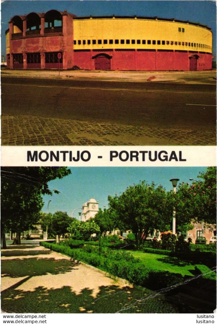 MONTIJO PRAÇA DE TOUROS - CORRIDA TOURADA L' ARENE   Portugal (2 Scans) - Setúbal