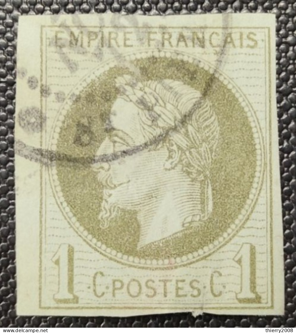 Colonie Française  N° 7  Avec Oblitération Cachet à Date D'Epoque Etat Bien - Napoleon III