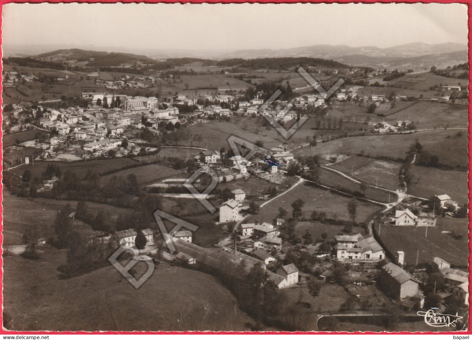 Belmont (42) - Vue Générale Aérienne (Circulé En 1959) - Belmont De La Loire