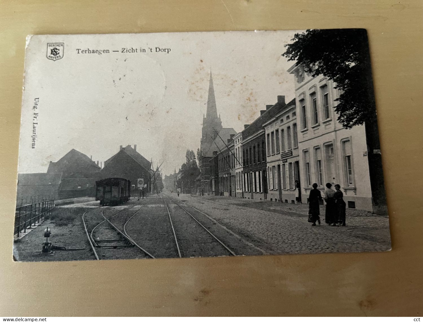 Terhagen  Terhaegen  Rumst   Zicht In 't Dorp   (zicht Op Tramwagon - Vue Sur Wagon De Tram) - Rumst