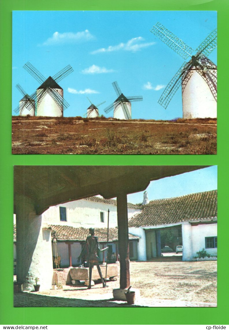 ESPAGNE. ESPAÑA. CASTILLA-LA-MANCHA. PUERTO LÁPICE LA MANCHA. " VENTA DEL QUIJOTE ". 5 CPM VOIR SCANS - Réf. N°37743 - - Ciudad Real