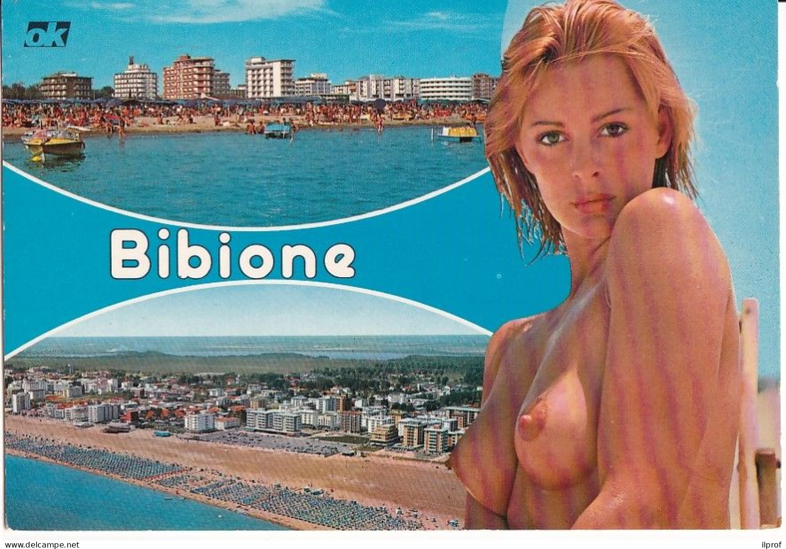 Naked Bosoms Of Lou Lou, Pin-up From Bibione - Rif S215 - Pin-Ups