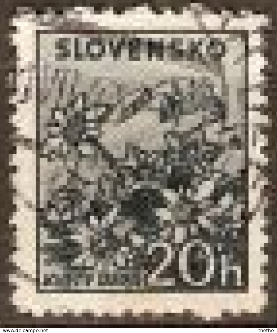 SLOVAQUIE - Kvety Tatier - Used Stamps