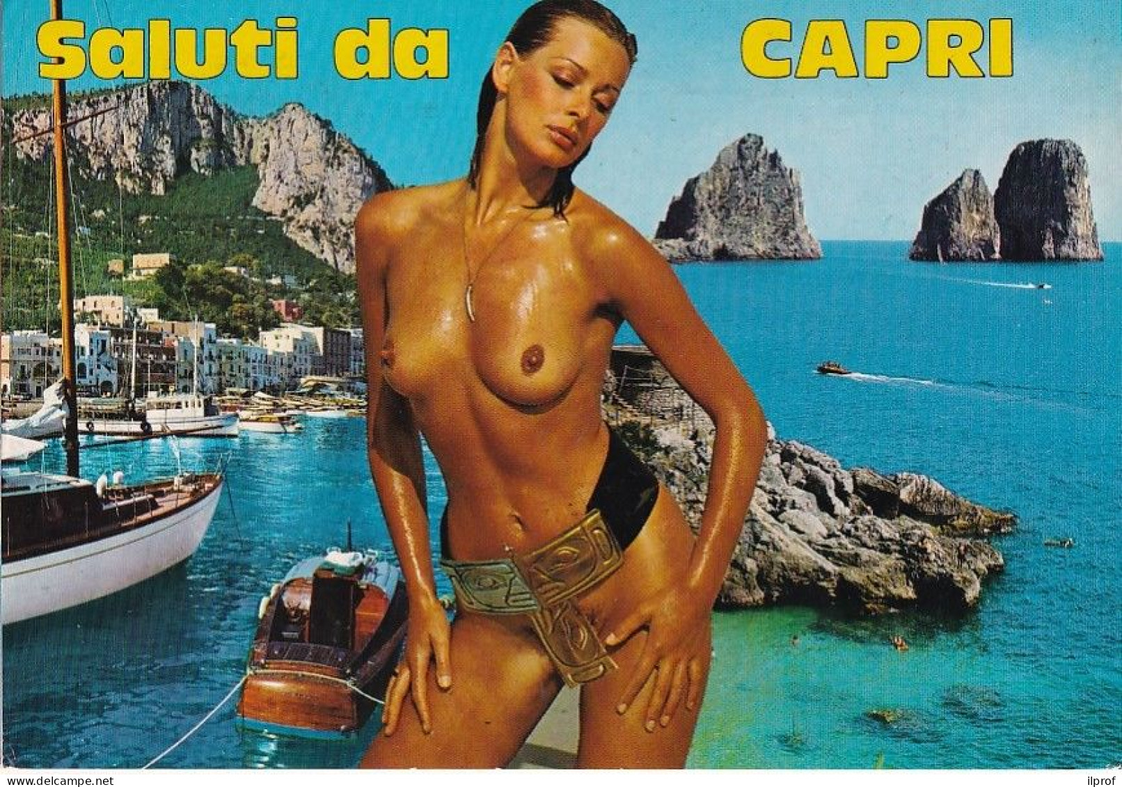 Naked Bosoms Of Josephine Pin-up From Capri- Rif S224 - Pin-Ups