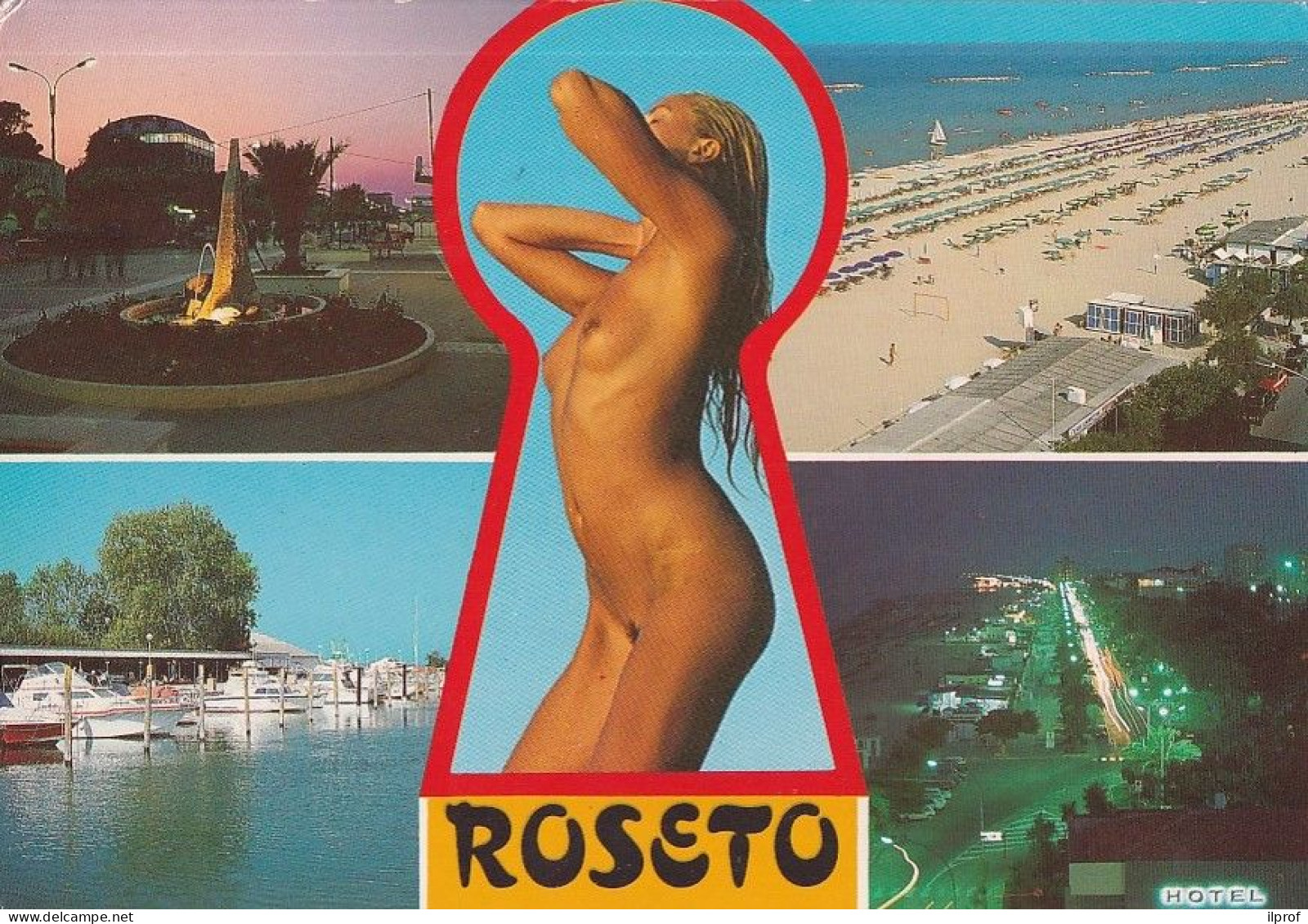 Naked Bosoms Of Wally Blonde Pin-up From Roseto- Rif S225 - Pin-Ups