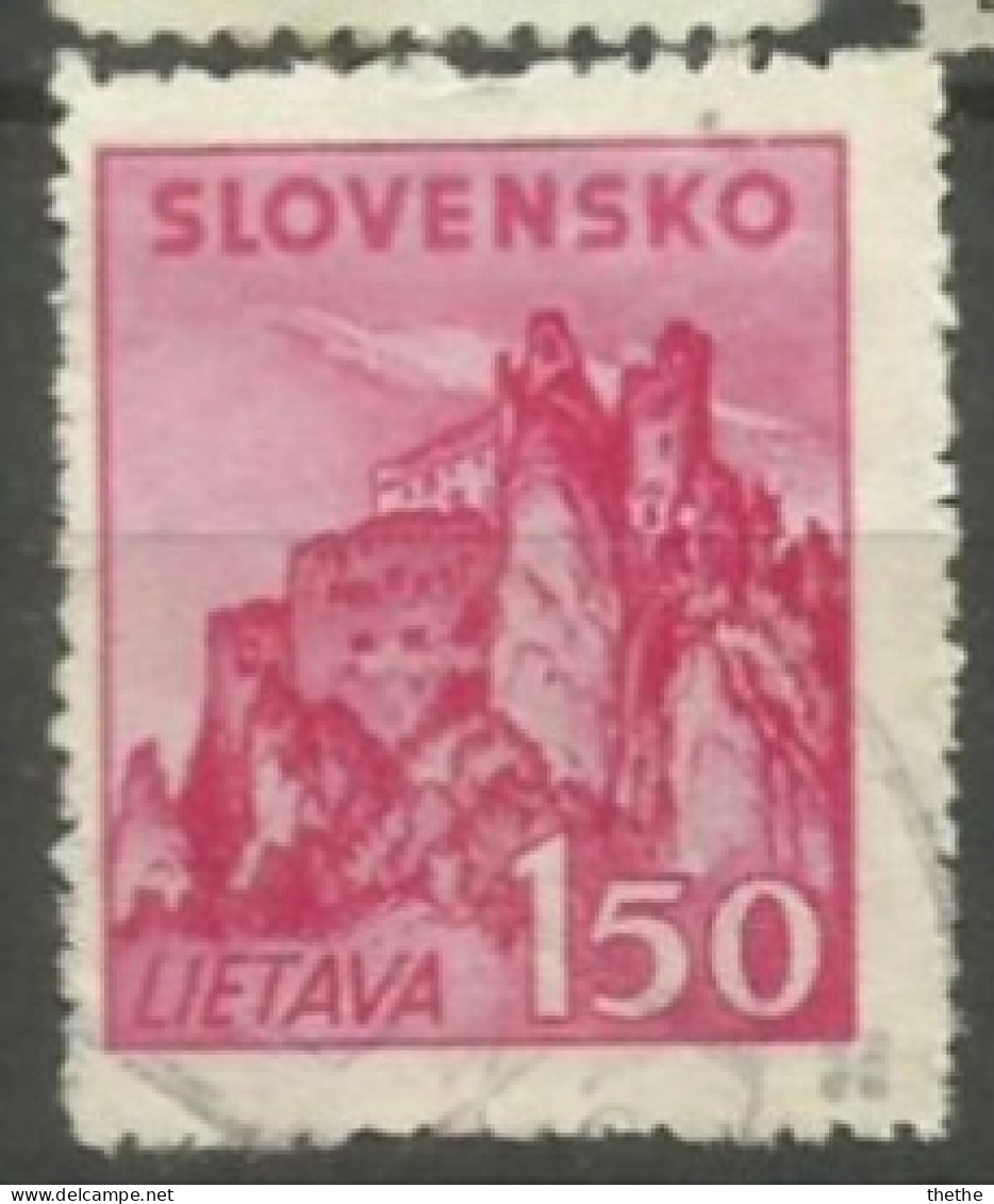 SLOVAQUIE - Lietava - Used Stamps