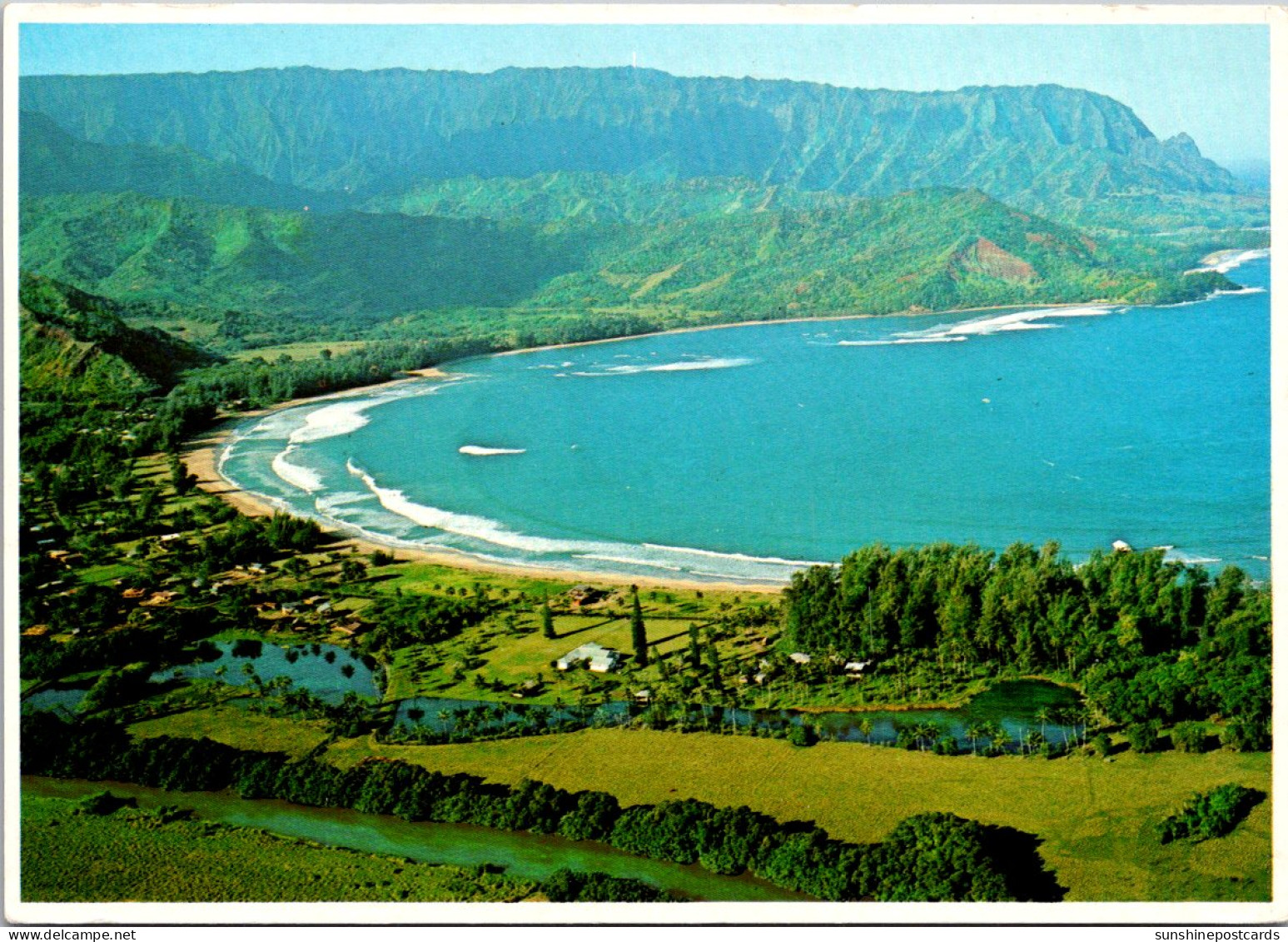 Hawaii Kauai Aerial View Of Haena And Na Pali Coast - Kauai