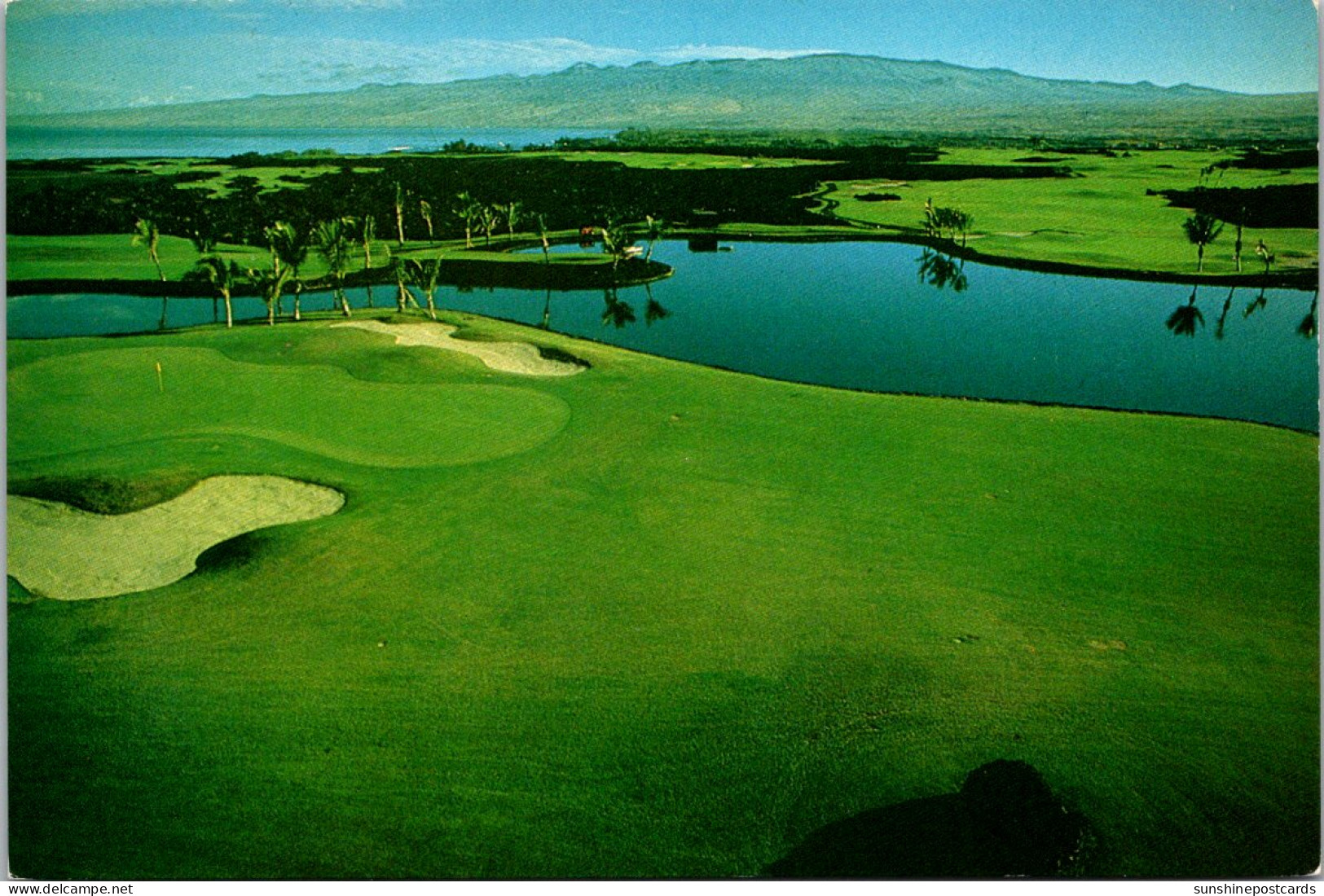 Hawaii Big Island Kohala Coast The Mauna Lani Resort Golf Course Number 3 Green - Hawaï