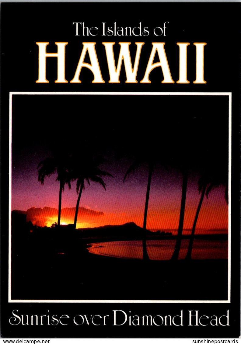 Hawaii Oahu Sunrise Over Diamond Head - Oahu