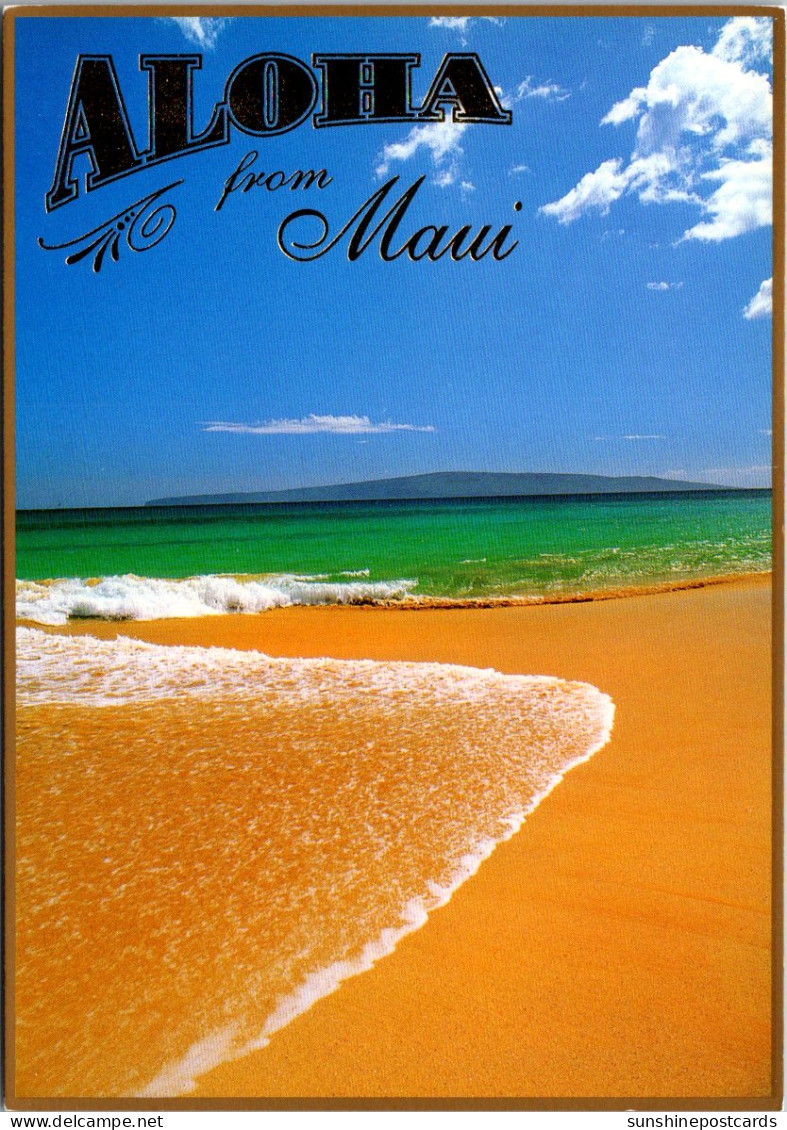 Hawaii Aloha From Maui Showing Makena Beach - Maui